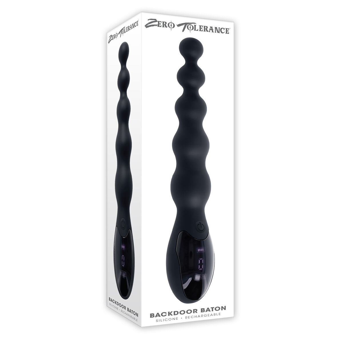 Analinis vibratorius Evolved Zero Tolerance Juoda